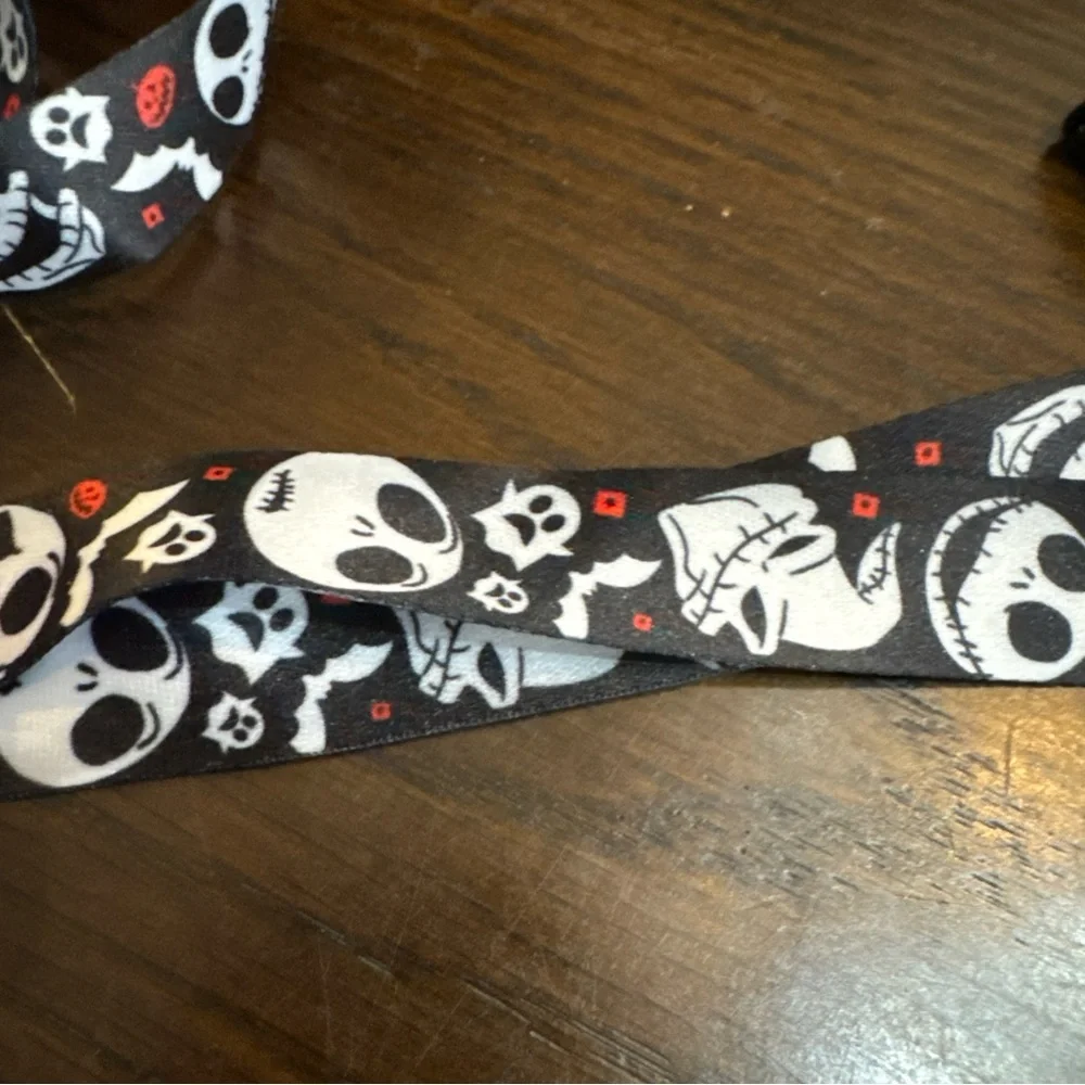 NEW Disney Nightmare Before Christmas Jack Coin Purse Lanyard Card Holder